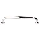 Top Knobs [TK716PN] Die Cast Zinc Cabinet Pull Handle - Spectrum Series - Oversized - Polished Nickel Finish - 6 5/16" C/C - 7" L