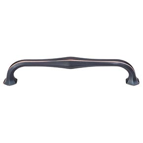 Top Knobs [TK716UM] Die Cast Zinc Cabinet Pull Handle - Spectrum Series - Oversized - Umbrio Finish - 6 5/16" C/C - 7" L