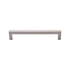 Top Knobs [M1155] Die Cast Zinc Cabinet Pull Handle - Square Bar Pull Series - Oversized - Brushed Satin Nickel Finish - 6 5/16&quot; C/C - 6 3/4&quot; L