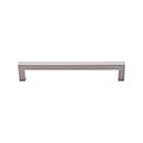 Top Knobs [M1155] Die Cast Zinc Cabinet Pull Handle - Square Bar Pull Series - Oversized - Brushed Satin Nickel Finish - 6 5/16" C/C - 6 3/4" L