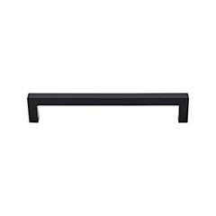 Top Knobs [M1156] Die Cast Zinc Cabinet Pull Handle - Square Bar Pull Series - Oversized - Black Finish - 6 5/16" C/C - 6 3/4" L