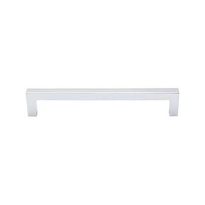 Top Knobs [M1157] Die Cast Zinc Cabinet Pull Handle - Square Bar Pull Series - Oversized - Polished Chrome Finish - 6 5/16" C/C - 6 3/4" L