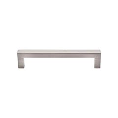 Top Knobs [M1158] Die Cast Zinc Cabinet Pull Handle - Square Bar Pull Series - Oversized - Brushed Satin Nickel Finish - 5 1/16" C/C - 5 7/16" L