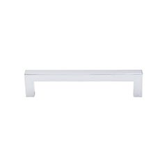 Top Knobs [M1160] Die Cast Zinc Cabinet Pull Handle - Square Bar Pull Series - Oversized - Polished Chrome Finish - 5 1/16&quot; C/C - 5 7/16&quot; L