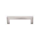 Top Knobs [M1161] Die Cast Zinc Cabinet Pull Handle - Square Bar Pull Series - Standard Size - Brushed Satin Nickel Finish - 3 3/4" C/C - 4 3/16" L
