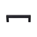 Top Knobs [M1162] Die Cast Zinc Cabinet Pull Handle - Square Bar Pull Series - Standard Size - Black Finish - 3 3/4&quot; C/C - 4 3/16&quot; L