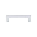 Top Knobs [M1163] Die Cast Zinc Cabinet Pull Handle - Square Bar Pull Series - Standard Size - Polished Chrome Finish - 3 3/4&quot; C/C - 4 3/16&quot; L