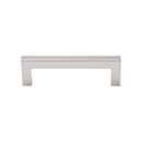 Top Knobs [M1283] Die Cast Zinc Cabinet Pull Handle - Square Bar Pull Series - Standard Size - Polished Nickel Finish - 3 3/4" C/C - 4 3/16" L