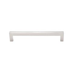 Top Knobs [M1285] Die Cast Zinc Cabinet Pull Handle - Square Bar Pull Series - Oversized - Polished Nickel Finish - 6 5/16&quot; C/C - 6 3/4&quot; L