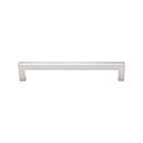 Top Knobs [M1285] Die Cast Zinc Cabinet Pull Handle - Square Bar Pull Series - Oversized - Polished Nickel Finish - 6 5/16&quot; C/C - 6 3/4&quot; L