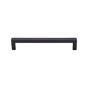 Top Knobs [M1835] Die Cast Zinc Cabinet Pull Handle - Square Bar Pull Series - Oversized - Tuscan Bronze Finish - 6 5/16" C/C - 6 3/4" L