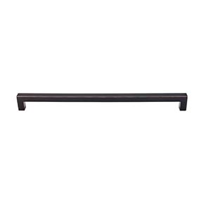 Top Knobs [M1837] Die Cast Zinc Cabinet Pull Handle - Square Bar Pull Series - Oversized - Tuscan Bronze Finish - 12" C/C - 12 1/2" L