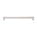 Top Knobs [M1841] Die Cast Zinc Cabinet Pull Handle - Square Bar Pull Series - Oversized - Polished Nickel Finish - 12" C/C - 12 1/2" L