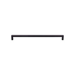Top Knobs [M2139] Die Cast Zinc Cabinet Pull Handle - Square Bar Pull Series - Oversized - Black Finish - 17 5/8" C/C - 18" L