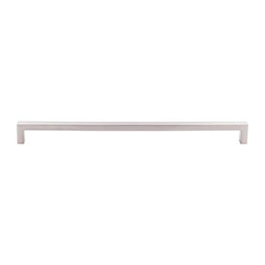 Top Knobs [M2141] Die Cast Zinc Cabinet Pull Handle - Square Bar Pull Series - Oversized - Brushed Satin Nickel Finish - 12 5/8" C/C - 13" L