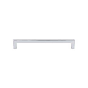 Top Knobs [M2143] Die Cast Zinc Cabinet Pull Handle - Square Bar Pull Series - Oversized - Polished Chrome Finish - 7 9/16" C/C - 7 15/16" L