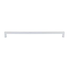 Top Knobs [M2144] Die Cast Zinc Cabinet Pull Handle - Square Bar Pull Series - Oversized - Polished Chrome Finish - 12 5/8" C/C - 13" L