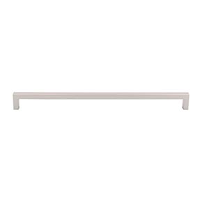 Top Knobs [M2147] Die Cast Zinc Cabinet Pull Handle - Square Bar Pull Series - Oversized - Polished Nickel Finish - 12 5/8" C/C - 13" L