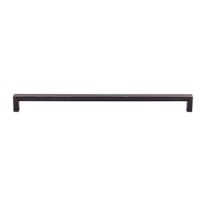 Top Knobs [M2150] Die Cast Zinc Cabinet Pull Handle - Square Bar Pull Series - Oversized - Tuscan Bronze Finish - 12 5/8" C/C - 13" L
