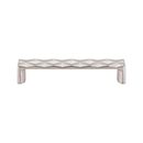 Top Knobs [TK562BSN] Die Cast Zinc Cabinet Pull Handle - Quilted Series - Oversized - Brushed Satin Nickel Finish - 5 1/16" C/C - 5 1/2" L