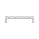 Top Knobs [TK562PN] Die Cast Zinc Cabinet Pull Handle - Quilted Series - Oversized - Polished Nickel Finish - 5 1/16&quot; C/C - 5 1/2&quot; L