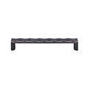 Top Knobs [TK563UM] Die Cast Zinc Cabinet Pull Handle - Quilted Series - Oversized - Umbrio Finish - 6 5/16&quot; C/C - 6 3/4&quot; L