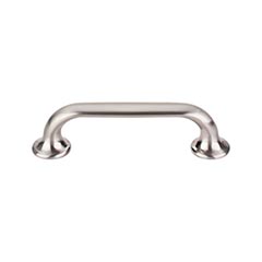 Top Knobs [TK593BSN] Die Cast Zinc Cabinet Pull Handle - Oculus Series - Standard Size - Brushed Satin Nickel Finish - 3 3/4" C/C - 4 3/4" L