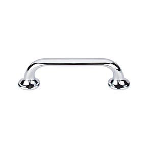 Top Knobs [TK593PC] Die Cast Zinc Cabinet Pull Handle - Oculus Series - Standard Size - Polished Chrome Finish - 3 3/4" C/C - 4 3/4" L