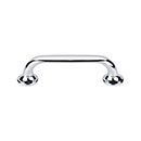 Top Knobs [TK593PC] Die Cast Zinc Cabinet Pull Handle - Oculus Series - Standard Size - Polished Chrome Finish - 3 3/4" C/C - 4 3/4" L