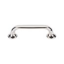 Top Knobs [TK593PN] Die Cast Zinc Cabinet Pull Handle - Oculus Series - Standard Size - Polished Nickel Finish - 3 3/4" C/C - 4 3/4" L