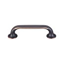 Top Knobs [TK593UM] Die Cast Zinc Cabinet Pull Handle - Oculus Series - Standard Size - Umbrio Finish - 3 3/4" C/C - 4 3/4" L