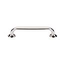 Top Knobs [TK594PN] Die Cast Zinc Cabinet Pull Handle - Oculus Series - Oversized - Polished Nickel Finish - 5 1/16&quot; C/C - 6&quot; L