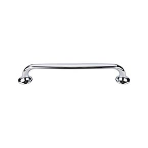 Top Knobs [TK595PC] Die Cast Zinc Cabinet Pull Handle - Oculus Series - Oversized - Polished Chrome Finish - 6 5/16" C/C - 7 1/4" L