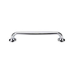 Top Knobs [TK595PC] Die Cast Zinc Cabinet Pull Handle - Oculus Series - Oversized - Polished Chrome Finish - 6 5/16" C/C - 7 1/4" L