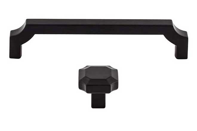 Top Knobs Davenport Series Decorative Hardware - Flat Black Finish