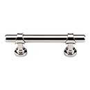 Polished Nickel Finish - Bit Pull Series Decorative Hardware Suite