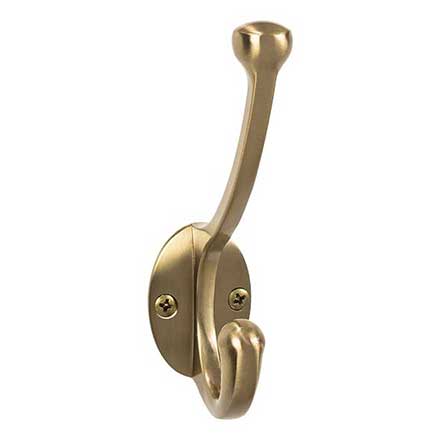 Top Knobs [TK1064HB] Die Cast Zinc Wall Hook - Bergen Series - Honey Bronze Finish - 5 9/16&quot; L