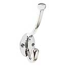 Top Knobs [TK1064PC] Die Cast Zinc Wall Hook - Bergen Series - Polished Chrome Finish - 5 9/16&quot; L