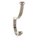 Top Knobs [TK1066BSN] Die Cast Zinc Wall Hook - Hillmont Series - Brushed Satin Nickel Finish - 6 1/8&quot; L