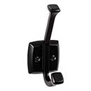 Top Knobs [TK1060BLK] Die Cast Zinc Wall Hook - Juliet Series - Flat Black Finish - 4 3/4" L