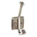 Top Knobs [TK1060BSN] Die Cast Zinc Wall Hook - Juliet Series - Brushed Satin Nickel Finish - 4 3/4" L