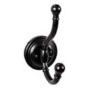 Top Knobs [TK1063BLK] Die Cast Zinc Wall Hook - Kara Series - Flat Black Finish - 4 1/2" L