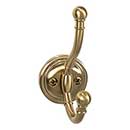 Top Knobs [TK1063HB] Die Cast Zinc Wall Hook - Kara Series - Honey Bronze Finish - 4 1/2&quot; L