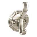 Top Knobs [TK1061BSN] Die Cast Zinc Wall Hook - Reeded Series - Brushed Satin Nickel Finish - 3 1/8" L