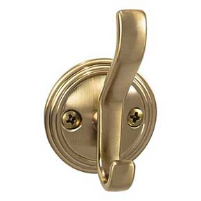 Top Knobs [TK1061HB] Die Cast Zinc Wall Hook - Reeded Series - Honey Bronze Finish - 3 1/8" L