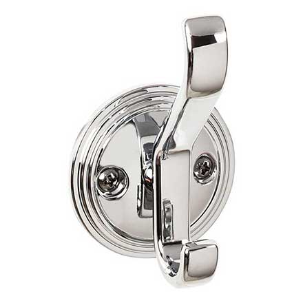 Top Knobs [TK1061PC] Die Cast Zinc Wall Hook - Reeded Series - Polished Chrome Finish - 3 1/8&quot; L