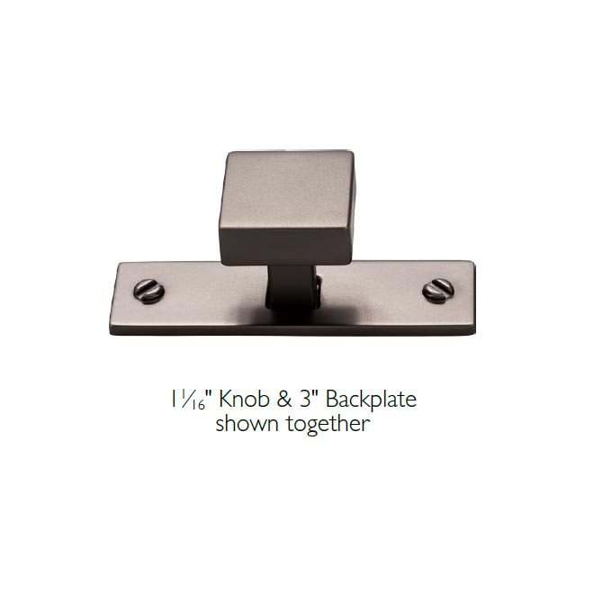 Top Knobs Tk741ag Die Cast Zinc Cabinet Knob Backplate