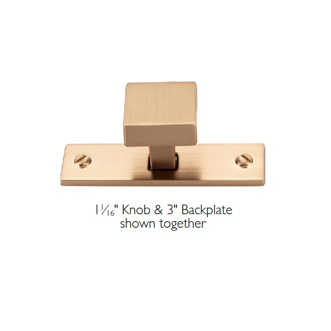 Top Knobs [TK741HB] Die Cast Zinc Cabinet Knob Backplate