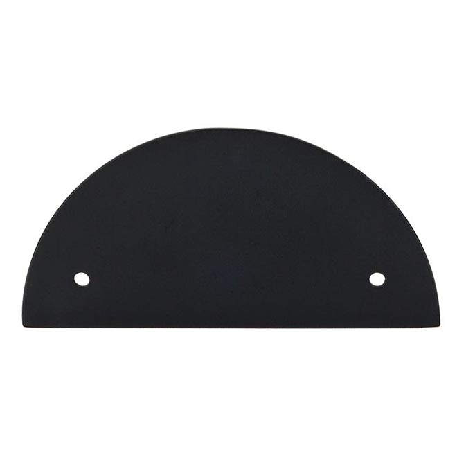 Top Knobs Tk54blk Die Cast Zinc Cabinet Pull Backplate Half