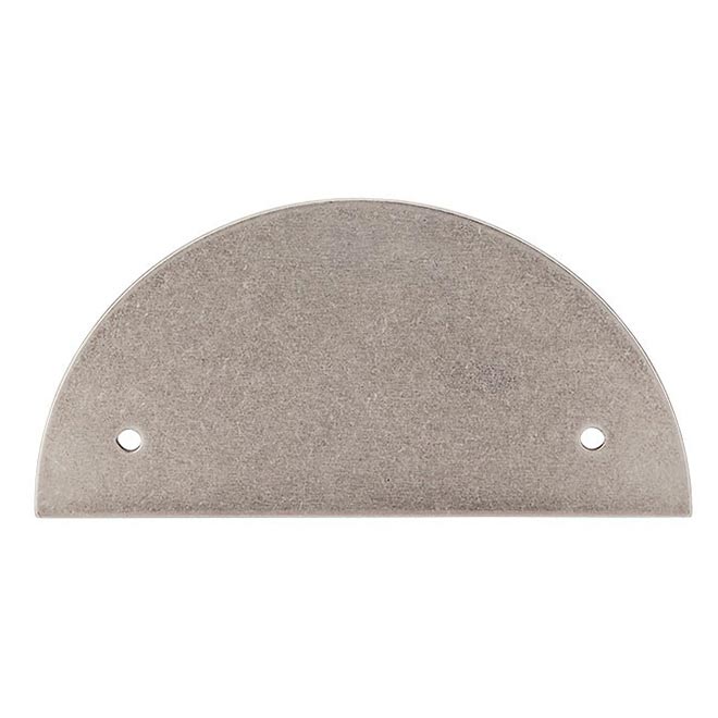 Top Knobs Tk54pta Die Cast Zinc Cabinet Pull Backplate Half
